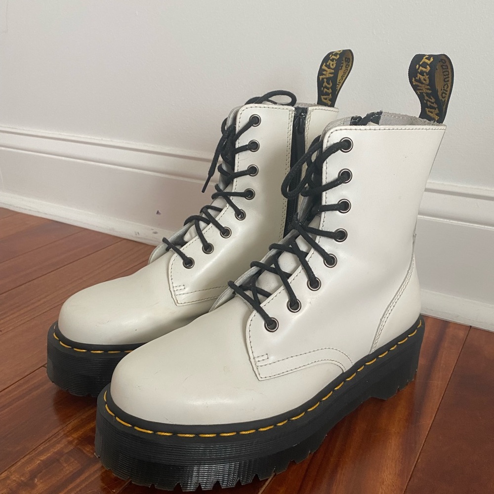 Dr. Martens White Jadon Boot